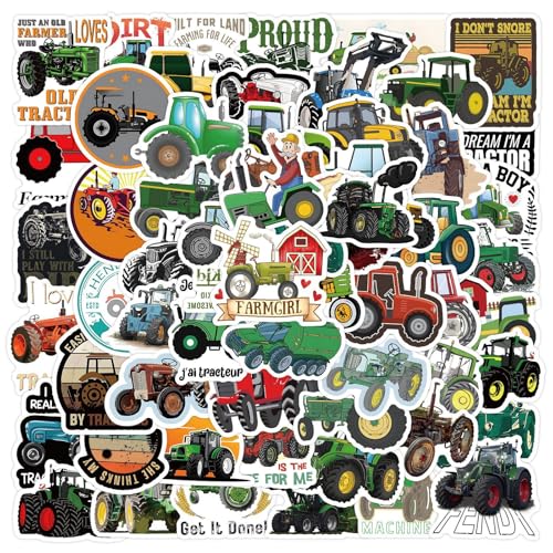 SUNYOVIME Traktor Sticker,60 Stück Traktor Aufkleber Set Wasserfeste Vinyl Sticker Graffiti Aufkleber für Laptop Skateboard Koffer Helm Auto Fahrrad Handy,Geschenk für Kinder Teenager Erwachsene SUNYOVIME Traktor Sticker,60 Stück Traktor Aufkleber Set Wasserfeste Vinyl Sticker Graffiti Aufkleber für Laptop Skateboard Koffer Helm Auto Fahrrad Handy,Geschenk für Kinder Teenager Erwachsene von SUNYOVIME