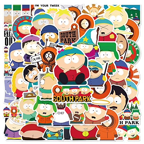 South Park Sticker,50 Stück Anime Vinyl Sticker Set, Wasserfest Cartoon Graffiti Aufkleber Stickers für Laptop Skateboard Koffer Helm Motorrad Auto Fahrrad Handy,Geschenk für Kinder Erwachsene South Park Sticker,50 Stück Anime Vinyl Sticker Set, Wasserfest Cartoon Graffiti Aufkleber Stickers für Laptop Skateboard Koffer Helm Motorrad Auto Fahrrad Handy,Geschenk für Kinder Erwachsene von SUNYOVIME