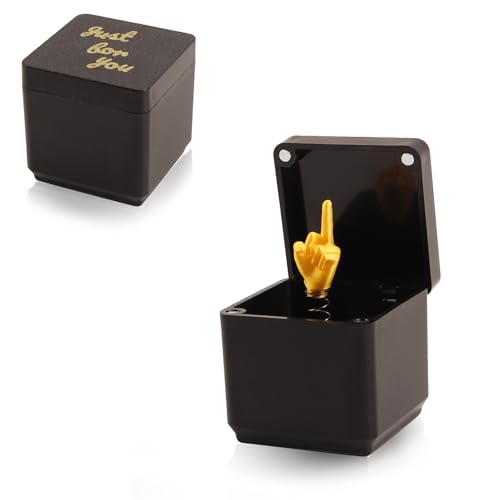 SUNZWO Mittelfinger in einer Box - lustiges Witz Geschenk, Mittelfinger Box für Erwachsene, lustige Witz Geschenk für Weihnachten, Halloween und Geburtstage, perfekte Witz Geschenke für Erwachsene SUNZWO Mittelfinger in einer Box - lustiges Witz Geschenk, Mittelfinger Box für Erwachsene, lustige Witz Geschenk für Weihnachten, Halloween und Geburtstage, perfekte Witz Geschenke für Erwachsene von SUNZWO