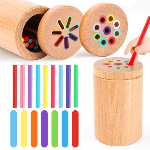 SUNtoys Wooden Montessori Spielzeug ab 1 2 3 Jahr, Kinderspielzeug ab 1 2 3 Jahre Holzspielzeug Motorikspielzeug ab 12 Jahr Geschenk Mädchen Jungen 1 2 3 Jahre Kinderspielzeug ab 1-3 Jahre Baby SUNtoys Wooden Montessori Spielzeug ab 1 2 3 Jahr, Kinderspielzeug ab 1 2 3 Jahre Holzspielzeug Motorikspielzeug ab 12 Jahr Geschenk Mädchen Jungen 1 2 3 Jahre Kinderspielzeug ab 1-3 Jahre Baby von SUNtoys