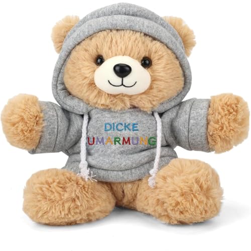 SUOPDH Teddybär-Plüschtier, kreativer Grauer Kapuzenpullover, große Umarmung, Freunde, Familie und Kinder, geeignet für Geburtstage, Jahrestage und mehr, Gute-Besserung-Geschenk SUOPDH Teddybär-Plüschtier, kreativer Grauer Kapuzenpullover, große Umarmung, Freunde, Familie und Kinder, geeignet für Geburtstage, Jahrestage und mehr, Gute-Besserung-Geschenk von SUOPDH