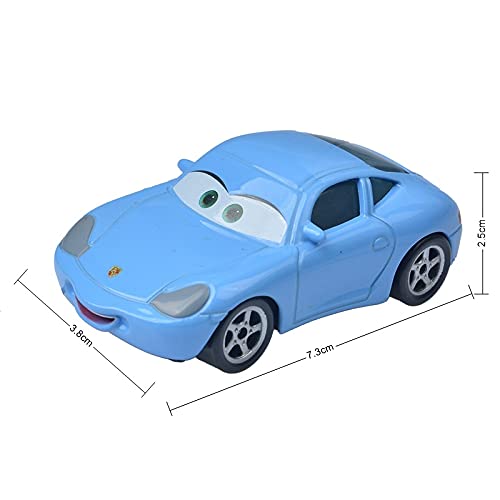 LZWJD Pixar Autos 3 Küken Hicks Polizei McQueen Mater Fabelhaft Hudson 1: 55 Diecast Metalllegierung Modell Auto Spielzeug für Jungen (Farbe : Sally) von SUOSUO
