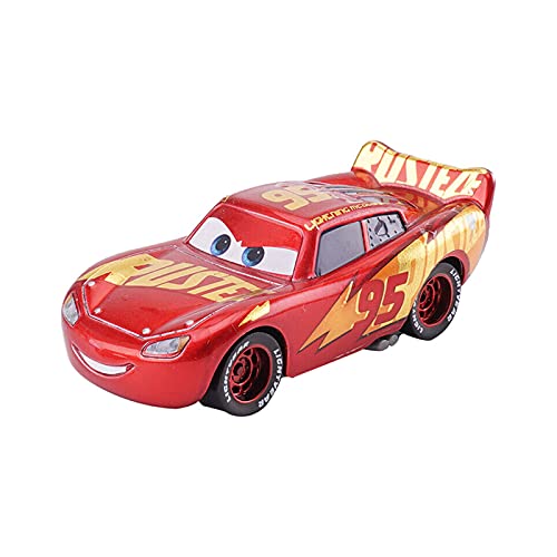 SUOSUO LZWJD Pixar Autos 2 3 Autos Sammlung Blitz McQueen Jackson Storm Ramirez 1: 55 Diecast Metalllegierung Spielzeug Auto Modell Kinder Geschenk (Farbe : McQueen 3.0) von SUOSUO