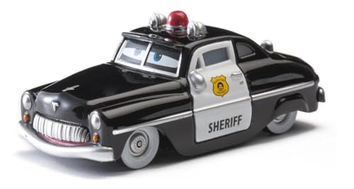 SUOSUO LZWJD Pixar Autos 2 3 Autos Sammlung Blitz McQueen Jackson Storm Ramirez 1: 55 Diecast Metalllegierung Spielzeug Auto Modell Kinder Geschenk (Farbe : Sheriff) von Guoml
