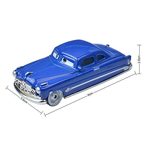 SUOSUO LZWJD Pixar Autos 3 Küken Hicks Polizei McQueen Mater Fabelhaft Hudson 1: 55 Diecast Metalllegierung Modell Auto Spielzeug für Jungen (Farbe : Doc Hudson) von SUOSUO