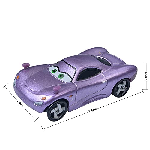 SUOSUO LZWJD Pixar Autos 3 Küken Hicks Polizei McQueen Mater Fabelhaft Hudson 1: 55 Diecast Metalllegierung Modell Auto Spielzeug für Jungen (Farbe : Holly Shiftwell) von SUOSUO