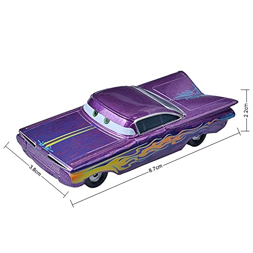 SUOSUO LZWJD Pixar Autos 3 Küken Hicks Polizei McQueen Mater Fabelhaft Hudson 1: 55 Diecast Metalllegierung Modell Auto Spielzeug für Jungen (Farbe : Purple Ramone) von SUOSUO