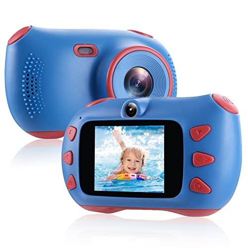 SUPBRO Kinder Kamera, Digitalkamera Kinder Selfie Fotoapparat Kinder mit 2,0-Zoll-Großbildschirm 32GB TF-Karte Kamera Kinder Geschenke Spielzeug für Mädchen Jungen Kinder Hund blau SUPBRO Kinder Kamera, Digitalkamera Kinder Selfie Fotoapparat Kinder mit 2,0-Zoll-Großbildschirm 32GB TF-Karte Kamera Kinder Geschenke Spielzeug für Mädchen Jungen Kinder Hund blau von SUPBRO
