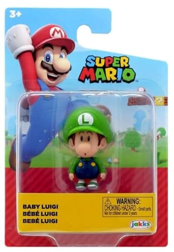SUPER MARIO 6,3 cm große Mini-Actionfigur – Baby Luigi – Verpackung kann variieren, Sammelspielzeug SUPER MARIO 6,3 cm große Mini-Actionfigur – Baby Luigi – Verpackung kann variieren, Sammelspielzeug von SUPER MARIO