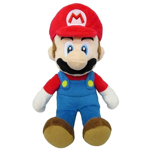 Super Mario AC01 Mario Sanei Offizielles Lizenzprodukt aus Plüsch, Mehrfarbig von Super Mario