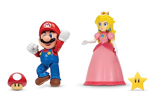 Super Mario Figuren Mario en Peach von Super Mario