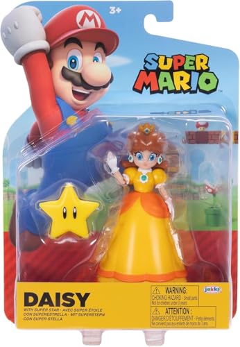 Super Mario 10,2 cm große Actionfigur Prinzessin Daisy von SUPER MARIO