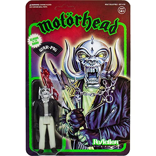 SUPER7 Motorhead Reaction Figur - Warpig - Glow in The Dark von Super7