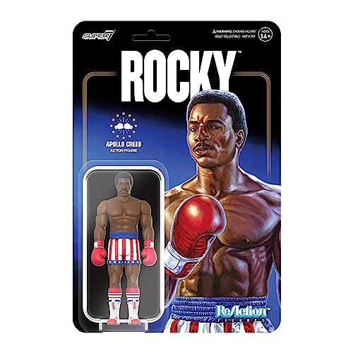 SUPER7 Rocky Reaction Figur Apollo Creed 10 cm von Super7