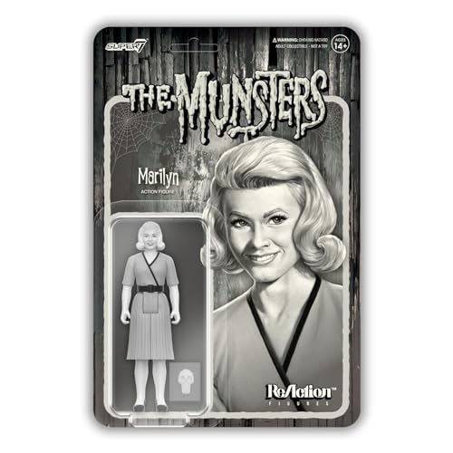 SUPER7 The Munsters Reaction Figur Marilyn Munster, 10 cm von Super7