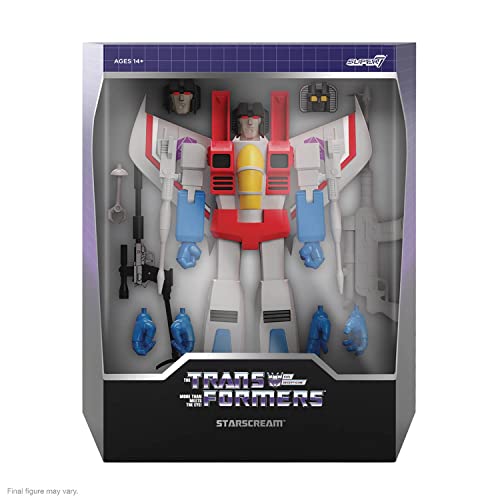 SUPER7 Transformers Figur Ultimates Starscream G1, 18 cm von Super7