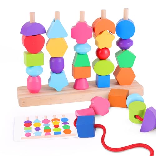 SUPERBE BEBE Montessori Holzspielzeug zum Stapeln und Sortieren für Babys und Kinder ab 3 Jahren - Lern und Entwicklungsspielzeug aus Holz, Montessori-Bildungsspiel für Kleinkinder Geburtstagsgeschenk SUPERBE BEBE Montessori Holzspielzeug zum Stapeln und Sortieren für Babys und Kinder ab 3 Jahren - Lern und Entwicklungsspielzeug aus Holz, Montessori-Bildungsspiel für Kleinkinder Geburtstagsgeschenk von SUPERBE BEBE