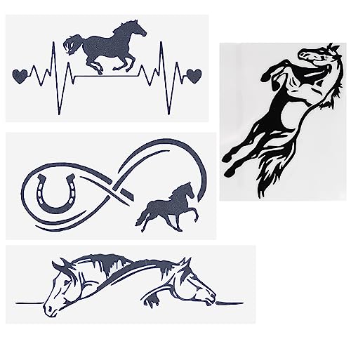SUPERFINDINGS 4 Stück 4 Stil Pferd Herzschlag Aufkleber Hufeisen Aufkleber Pferd Galop Aufkleber Detailliert Pferdekopf Aufkleber 3D aus Kunststoff Wandaufkleber SUPERFINDINGS 4 Stück 4 Stil Pferd Herzschlag Aufkleber Hufeisen Aufkleber Pferd Galop Aufkleber Detailliert Pferdekopf Aufkleber 3D aus Kunststoff Wandaufkleber von SUPERFINDINGS