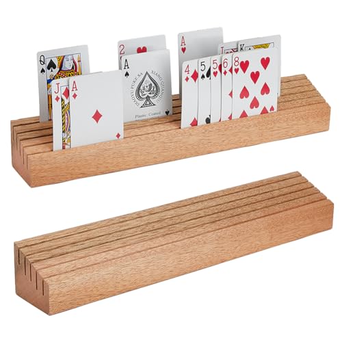 SUPERFINDINGS Kartenspielhalter aus Buchenholz, 5,6 x 35 x 5 cm SUPERFINDINGS Kartenspielhalter aus Buchenholz, 5,6 x 35 x 5 cm von SUPERFINDINGS