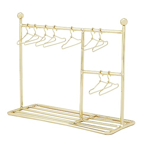 SUPERFINDINGS Puppen Kleiderbügel Aus Goldenem Eisen Mit 10 Mini Kleiderbügel Puppen Kleiderständer Mit Sockel Schöner Puppen Wäscheständer Sortiment An Puppenschrank Zubehör SUPERFINDINGS Puppen Kleiderbügel Aus Goldenem Eisen Mit 10 Mini Kleiderbügel Puppen Kleiderständer Mit Sockel Schöner Puppen Wäscheständer Sortiment An Puppenschrank Zubehör von SUPERFINDINGS