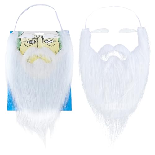 SUPERFINDINGS Weihnachtsmann Augenbrauenbart Realistischer Weißer Weihnachtsmann Bart Weiße Falsche Schnurrhaare Lustige Bärte Kostümzubehör Für Weihnachtskostümdekorationen SUPERFINDINGS Weihnachtsmann Augenbrauenbart Realistischer Weißer Weihnachtsmann Bart Weiße Falsche Schnurrhaare Lustige Bärte Kostümzubehör Für Weihnachtskostümdekorationen von SUPERFINDINGS
