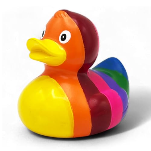 Badeente Kim Kunterbunt, eine original Quietscheente von SUPERLOTTI®, der Qualitätsmarke für Kinder! Nur echt in der Apfelbox! Badeente Kim Kunterbunt, eine original Quietscheente von SUPERLOTTI®, der Qualitätsmarke für Kinder! Nur echt in der Apfelbox! von SUPERLOTTI
