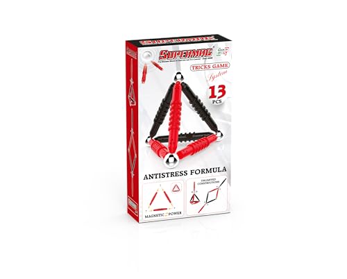 SUPERMAG Tricks Game - Magnetischer Baukasten - 12 Zufällige Farbe - Wissenschaftlich & Anti-Stress - Spiel für Kinder, Jugendliche & Erwachsene - Made in Italy SUPERMAG Tricks Game - Magnetischer Baukasten - 12 Zufällige Farbe - Wissenschaftlich & Anti-Stress - Spiel für Kinder, Jugendliche & Erwachsene - Made in Italy von Supermag
