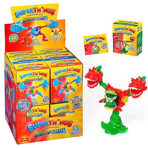 SUPERTHINGS Mutant Battle Series - Komplette Sammlung von 12 Exoskeletten aus der Mutant Battle Serie Jede Box enthält 1 Exoskelett, 1 SuperThing, 1 Checkliste Kompatibel mit SuperThings&Kids von SUPERTHINGS RIVALS OF KABOOM