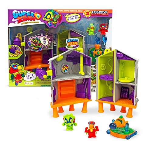 SUPERTHINGS RIVALS OF KABOOM SuperZings - Secret Lab Adventure 1 (PSZSP114IN01) mit 2 Exklusiv-Figuren und 1 Abzug von SUPERTHINGS RIVALS OF KABOOM