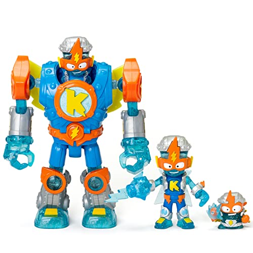 SUPERTHINGS RIVALS OF KABOOM Superbot Kazoom Power - Gelenkroboter mit Kampfzubehör, 1 Kazoom Kid und 1 SuperThing exklusiv Bunt SUPERTHINGS RIVALS OF KABOOM Superbot Kazoom Power - Gelenkroboter mit Kampfzubehör, 1 Kazoom Kid und 1 SuperThing exklusiv Bunt von SUPERTHINGS RIVALS OF KABOOM