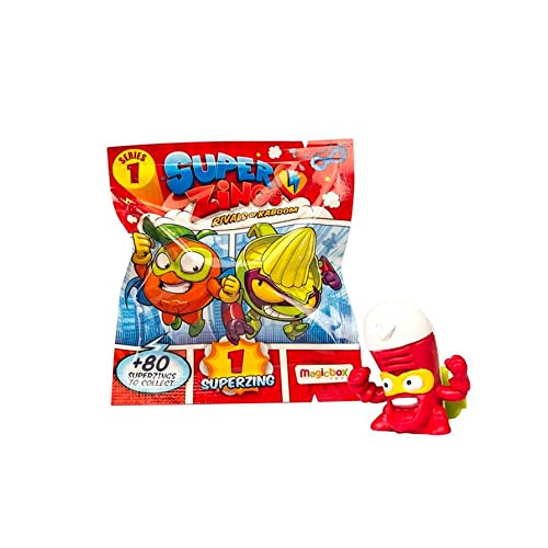 Superzings - Serie 1 - Rivalen des Kaboom: Abbildung von 50 Sammelfiguren (PSZ1D850IN06), mit 1 Figur in jedem Umschlag von Superzings