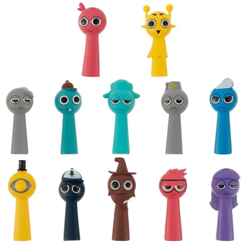12 Stück Sprunki Figuren Set, Bunte Sprunki Action Figures, Kreatives Figurenspielzeug für Kinder Erwachsene Gamer und Sammler Lustiges Toys Weihnachten Geburtstag Geschenk(3) von SUPPUIMNT