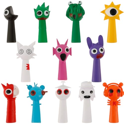 12 Stück Sprunki Figuren Set, Bunte Sprunki Action Figures, Kreatives Figurenspielzeug für Kinder Erwachsene Gamer und Sammler Lustiges Toys Weihnachten Geburtstag Geschenk(4) von SUPPUIMNT