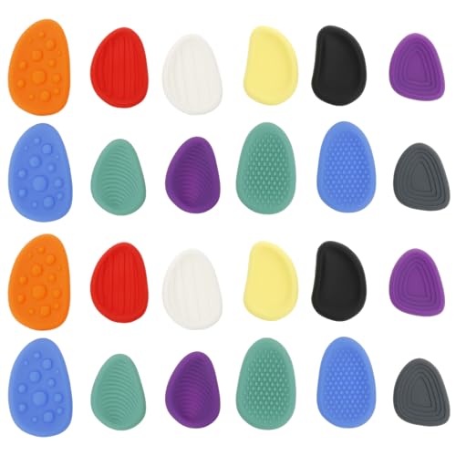 24 Stück Toys Stones, Kinder Sorge Stein Sensorische Spielzeug Emotional Beruhigendes Spielzeug Autismus Hilfsmittel für Erwachsene Kinder und Schüler Stressabbau 24 Stück Toys Stones, Kinder Sorge Stein Sensorische Spielzeug Emotional Beruhigendes Spielzeug Autismus Hilfsmittel für Erwachsene Kinder und Schüler Stressabbau von SUPPUIMNT