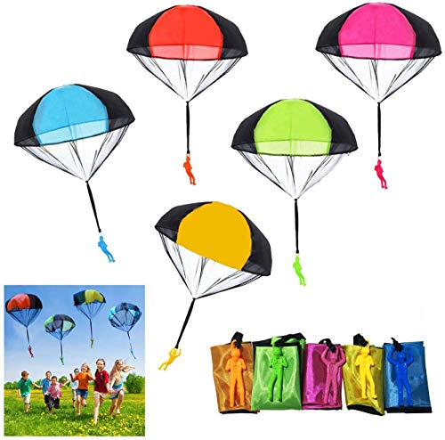 SUPRBIRD Fallschirm Kinderspielzeug, 10 Stück Fallschirmspringer Spielzeug Outdoor, Fallschirm Wurfspiel, Mitgebsel Kindergeburtstag Gastgeschenke SUPRBIRD Fallschirm Kinderspielzeug, 10 Stück Fallschirmspringer Spielzeug Outdoor, Fallschirm Wurfspiel, Mitgebsel Kindergeburtstag Gastgeschenke von SUPRBIRD
