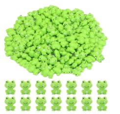 SUPRROW 100Pcs Mini Grüne Plastik Frosch SUPRROW 100Pcs Mini Grüne Plastik Frosch von SUPRROW