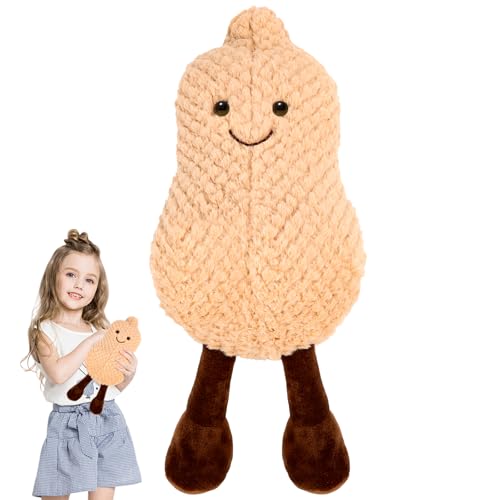 SUPRROW 35cm Erdnuss Plüschpuppe,Kuscheltier Plüschtier,weich und flauschig,Süße Plüschspielzeug,Lustiges kreatives Geschenk zum Kuscheln und Spielen, für Kinder & Erwachsene SUPRROW 35cm Erdnuss Plüschpuppe,Kuscheltier Plüschtier,weich und flauschig,Süße Plüschspielzeug,Lustiges kreatives Geschenk zum Kuscheln und Spielen, für Kinder & Erwachsene von SUPRROW