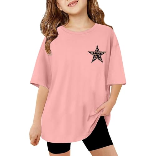 Minimalistisch Lässig Damen T-Shirt Atmungsaktiv Bequem Oberteil Rundhalsausschnitt Grafik-Print Kurzarmshirt Blusenshirt Schriftzug Überschnittene Schulter Oversize für Alltag von SUPTTING