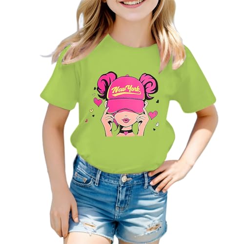 SUPTTING Damen Lässig Verspielt T-Shirt, Auffällig Witzig Kurzarm Rundhalsausschnitt Krabben-Druck, Grafik Shirt Lustiges Sommer Oberteil Freizeitshirt für Urlaub Meer Sommerparty von SUPTTING