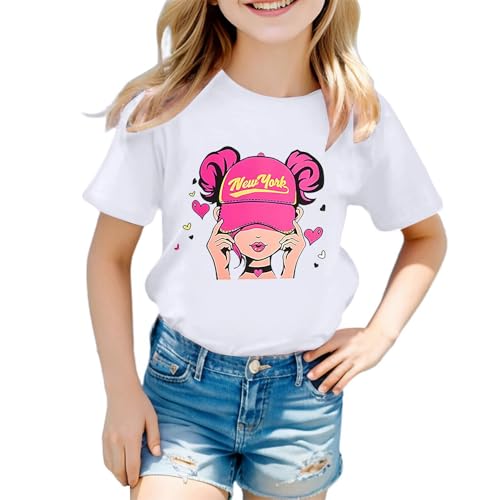SUPTTING Damen Lässig Verspielt T-Shirt, Auffällig Witzig Kurzarm Rundhalsausschnitt Krabben-Druck, Grafik Shirt Lustiges Sommer Oberteil Freizeitshirt für Urlaub Meer Sommerparty von SUPTTING