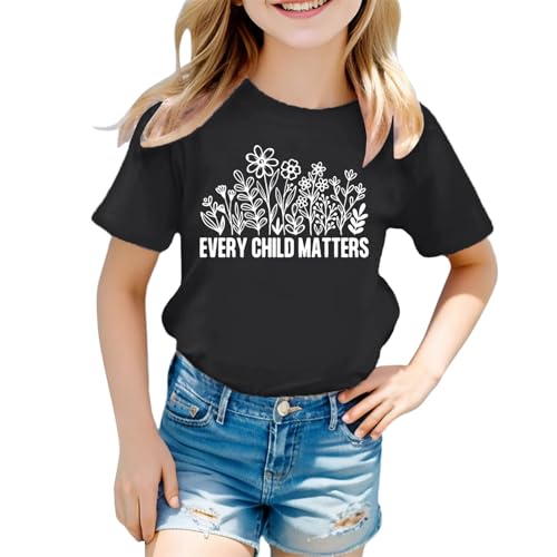 SUPTTING Damen T-Shirt Bedeutungsvoll Unterstützend Statement-Shirt Rundhalsausschnitt Grafik-Print Kurzarmshirt Bewusstsein Lässig Lettering Orange Day Top für Gedenktag von SUPTTING