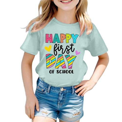 SUPTTING Damen T-Shirt Lustig Feierlich, Geburtstags Rundhalsausschnitt Kurzarm Retro Party, Regenbogen-Grafik Fun-Shirt Statement-Top Große Größen für Geburtstagsfeier von SUPTTING