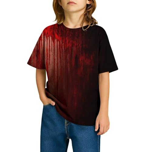 SUPTTING Farbenfroh Atmungsaktiv Jungen Hemd Kragen Knopfleiste, Kurzarmhemd Retro Abstrakt, Streifenmuster Sommerhemd Button-Down-Shirt Sommer für Familienfeier SUPTTING Farbenfroh Atmungsaktiv Jungen Hemd Kragen Knopfleiste, Kurzarmhemd Retro Abstrakt, Streifenmuster Sommerhemd Button-Down-Shirt Sommer für Familienfeier von SUPTTING