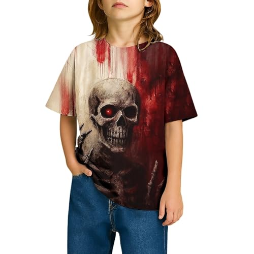 SUPTTING Farbenfroh Atmungsaktiv Jungen Hemd Kragen Knopfleiste, Kurzarmhemd Retro Abstrakt, Streifenmuster Sommerhemd Button-Down-Shirt Sommer für Familienfeier SUPTTING Farbenfroh Atmungsaktiv Jungen Hemd Kragen Knopfleiste, Kurzarmhemd Retro Abstrakt, Streifenmuster Sommerhemd Button-Down-Shirt Sommer für Familienfeier von SUPTTING