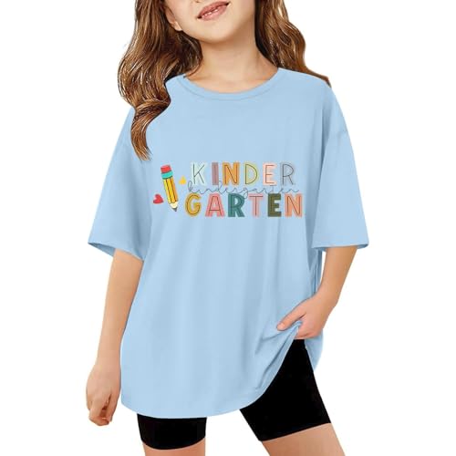 SUPTTING Fröhlich Niedlich Kinder T-Shirt, Kindergarten-Shirt mit Bunten Buchstaben, Kurzarmshirt im Vorschulkind Stil, Oberteil Regular Fit für den Kindergartenstart im Sommer SUPTTING Fröhlich Niedlich Kinder T-Shirt, Kindergarten-Shirt mit Bunten Buchstaben, Kurzarmshirt im Vorschulkind Stil, Oberteil Regular Fit für den Kindergartenstart im Sommer von SUPTTING