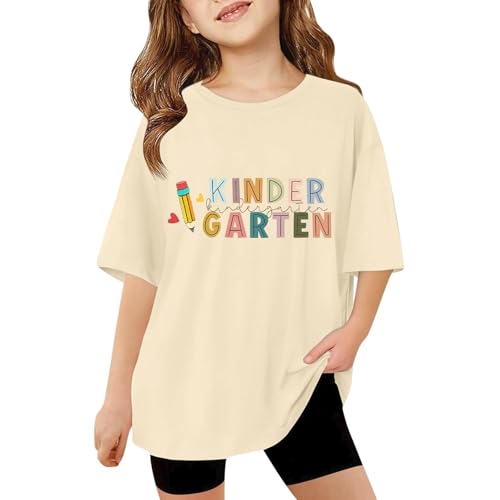 SUPTTING Fröhlich Niedlich Kinder T-Shirt, Kindergarten-Shirt mit Bunten Buchstaben, Kurzarmshirt im Vorschulkind Stil, Oberteil Regular Fit für den Kindergartenstart im Sommer SUPTTING Fröhlich Niedlich Kinder T-Shirt, Kindergarten-Shirt mit Bunten Buchstaben, Kurzarmshirt im Vorschulkind Stil, Oberteil Regular Fit für den Kindergartenstart im Sommer von SUPTTING