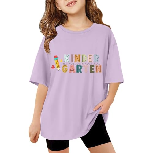 SUPTTING Fröhlich Niedlich Kinder T-Shirt, Kindergarten-Shirt mit Bunten Buchstaben, Kurzarmshirt im Vorschulkind Stil, Oberteil Regular Fit für den Kindergartenstart im Sommer SUPTTING Fröhlich Niedlich Kinder T-Shirt, Kindergarten-Shirt mit Bunten Buchstaben, Kurzarmshirt im Vorschulkind Stil, Oberteil Regular Fit für den Kindergartenstart im Sommer von SUPTTING