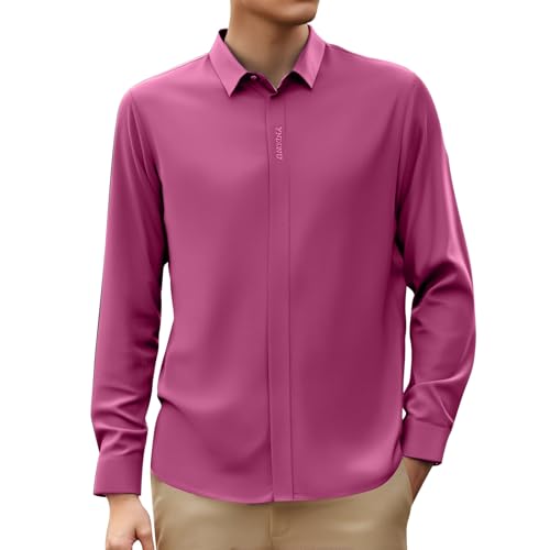 SUPTTING Herren Hemd Unifarben Langarm Businesshemd Verdeckte Knopfleiste Freizeithemd Kragen Bürokleidung Elegant Arbeitshemd Leicht Abendhemd Hochwertig Kleidung Formelles Hemd Schick SUPTTING Herren Hemd Unifarben Langarm Businesshemd Verdeckte Knopfleiste Freizeithemd Kragen Bürokleidung Elegant Arbeitshemd Leicht Abendhemd Hochwertig Kleidung Formelles Hemd Schick von SUPTTING