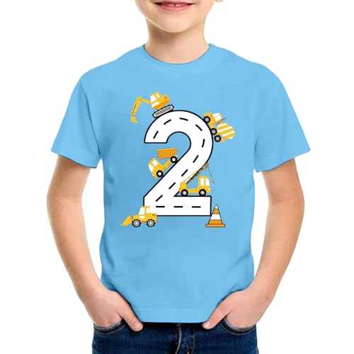 SUPTTING Jungen T-Shirt 2 Baufahrzeuge Aufdruck Bagger Kran Lastwagen Straßendesign Kurzarm Oberteil Shirt Kindergeburtstag Outfit Freizeitshirt Top Geburtstagsshirt Kinderbekleidung SUPTTING Jungen T-Shirt 2 Baufahrzeuge Aufdruck Bagger Kran Lastwagen Straßendesign Kurzarm Oberteil Shirt Kindergeburtstag Outfit Freizeitshirt Top Geburtstagsshirt Kinderbekleidung von SUPTTING