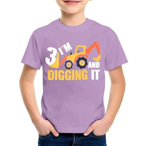 SUPTTING Jungen T-Shirt 3 I'm Digging It Aufdruck Bagger Kurzarm Oberteil Rundhals Shirt Kindergeburtstag Outfit Freizeitshirt Sommer Top Geburtstagsshirt Kinderbekleidung Baustelle SUPTTING Jungen T-Shirt 3 I'm Digging It Aufdruck Bagger Kurzarm Oberteil Rundhals Shirt Kindergeburtstag Outfit Freizeitshirt Sommer Top Geburtstagsshirt Kinderbekleidung Baustelle von SUPTTING